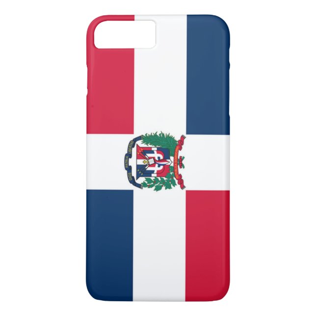 Flagge der Dominikanischen Republik Case-Mate iPhone Hülle (Rückseite)