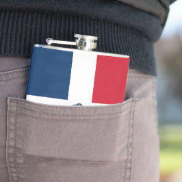 Flagge der Dominikanischen Republik Flachmann