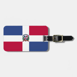 Flagge der Dominikanischen Republik Gepäckanhänger