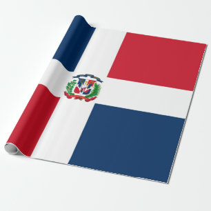 Flagge der Dominikanischen Republik Geschenkpapier