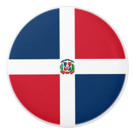 Flagge der Dominikanischen Republik Keramikknauf