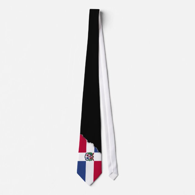 Flagge der Dominikanischen Republik Krawatte (Vorderseite)