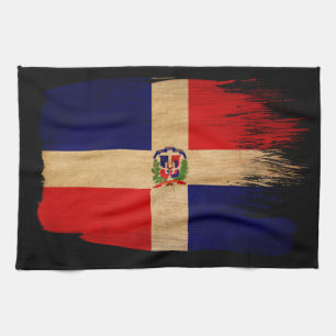 Flagge der Dominikanischen Republik Küchentuch
