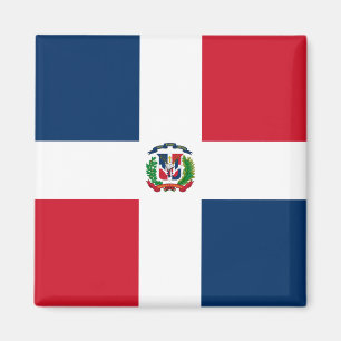 Flagge der Dominikanischen Republik Magnet