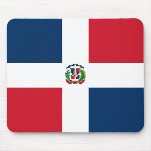 Flagge der Dominikanischen Republik Mousepad