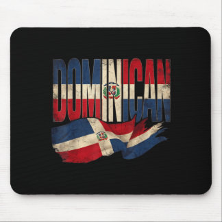 Flagge der Dominikanischen Republik RD Republica D Mousepad