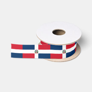 Flagge der Dominikanischen Republik Satinband