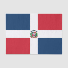 Flagge der Dominikanischen Republik Seidenpapier