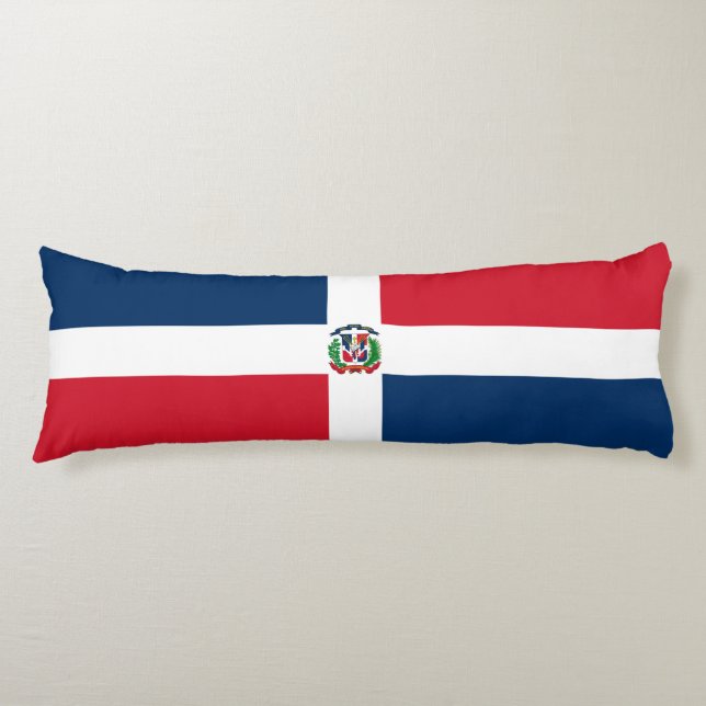 Flagge der Dominikanischen Republik Seitenschläferkissen (Vorderseite)