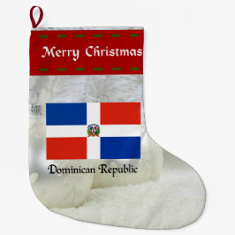 Flagge der Dominikanischen Republik, Sonderanferti Großer Weihnachtsstrumpf