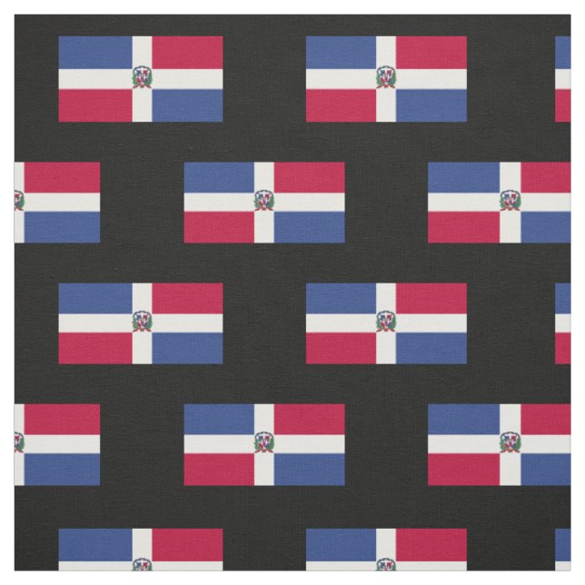 Flagge der Dominikanischen Republik Stoff (Muster)