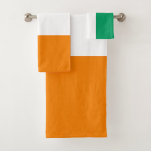 Flagge der Elfenbeinküste Badhandtuch Set