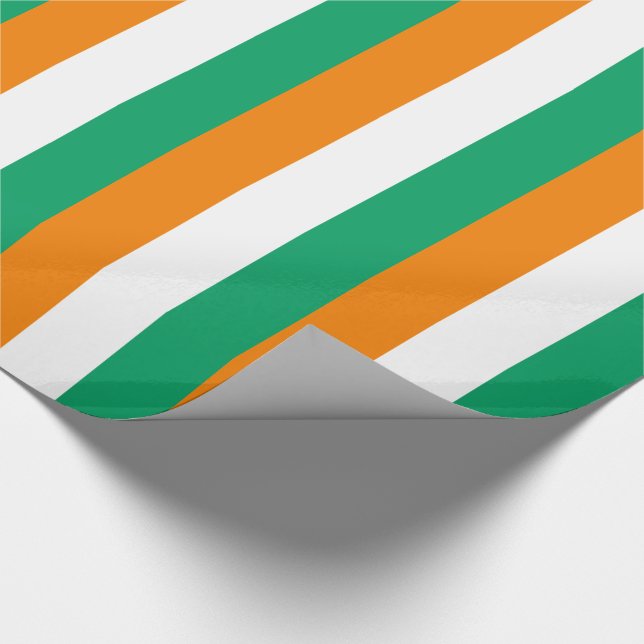 Flagge der Elfenbeinküste Geschenkpapier (Ecke)