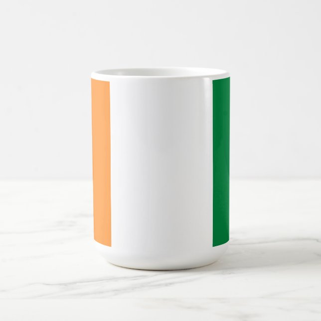 Flagge der Elfenbeinküste Kaffeetasse (Mittel)
