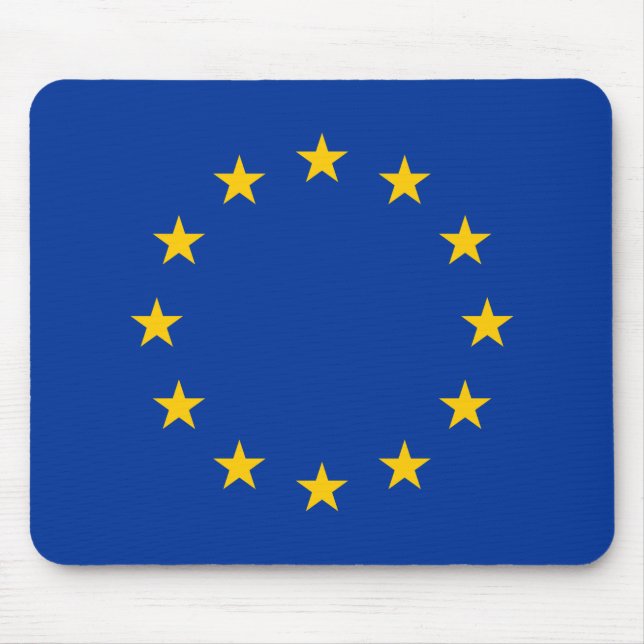Flagge der Europäischen Union Mousepad (Vorne)