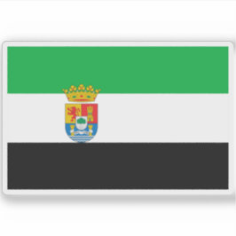 Flagge der Extremadura Aufkleber