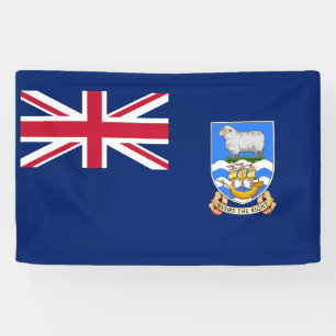 Flagge der Falklandinseln Banner