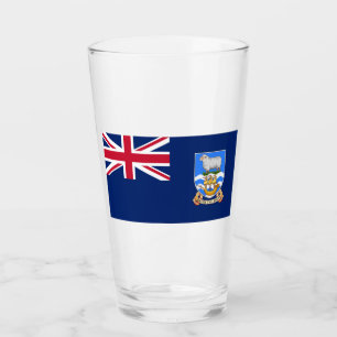 Flagge der Falklandinseln (Britisches Hoheitsgebie Glas
