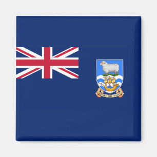 Flagge der Falklandinseln (Britisches Hoheitsgebie Magnet