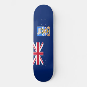 Flagge der Falklandinseln (Britisches Hoheitsgebie Skateboard