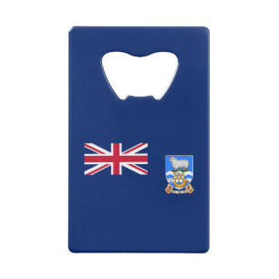 Flagge der Falklandinseln Geldbeutel Flaschenöffner