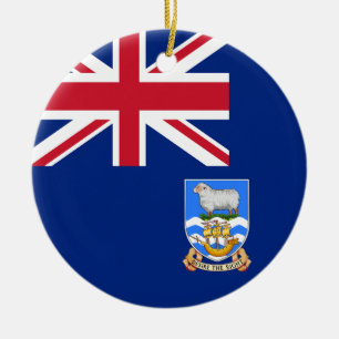 Flagge der Falklandinseln Keramik Ornament