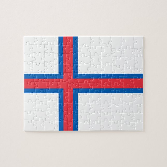 Flagge der Färöer (Horizontal)