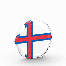 Flagge der Färöer Fotoblock