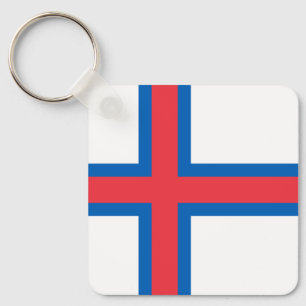 Flagge der Färöer-Inseln Schlüsselanhänger