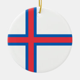 Flagge der Färöer Keramik Ornament