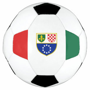 Flagge der Föderation Bosnien und Herzegowina Fußball