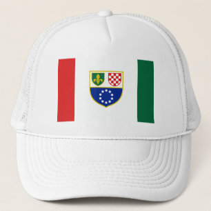 Flagge der Föderation Bosnien und Herzegowina Truckerkappe