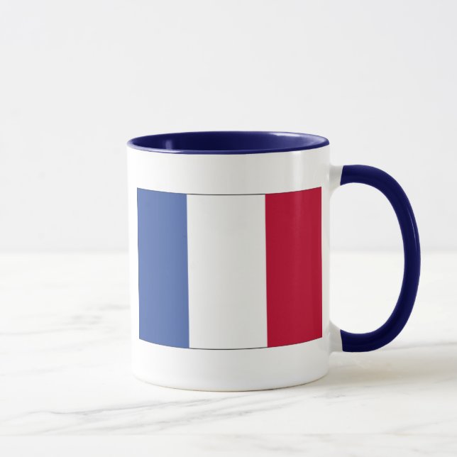 Flagge der französischen Tasse (Rechts)