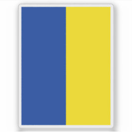 Flagge der Gemeinde Triesenberg, Liechtenstein Aufkleber
