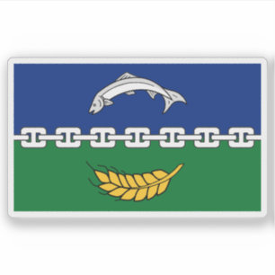 Flagge der Grafschaft Berwickshire, Schottland Aufkleber