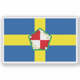 Flagge der Grafschaft Pembrokeshire, Wales Aufkleber