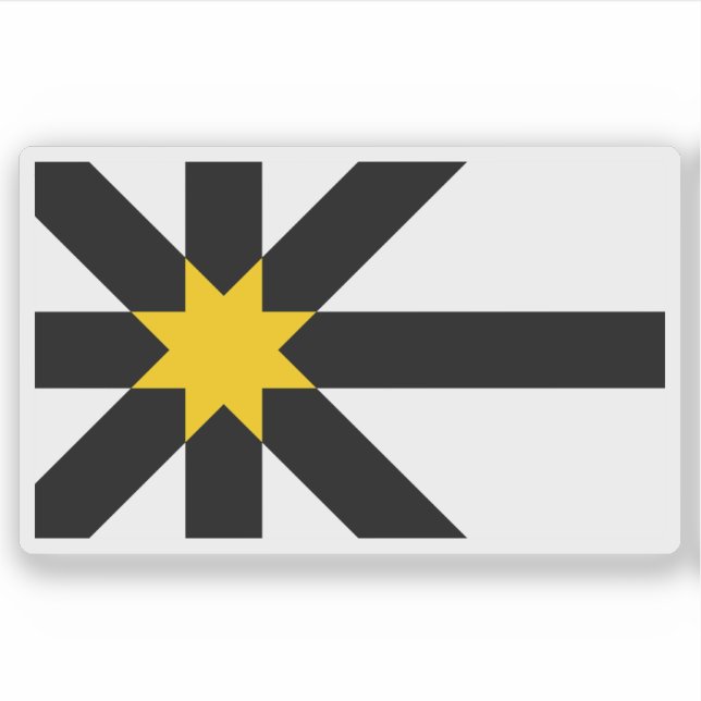 Flagge der Grafschaft Sutherland, Schottland Aufkleber (Vorderseite)