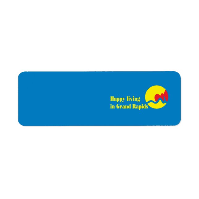 Flagge der Großstadt Rapids (Vorne)