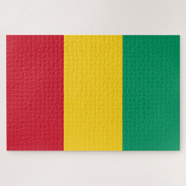 Flagge der Guinea (afrikanisches Land) (Horizontal)