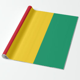 Flagge der Guinea (afrikanisches Land) Geschenkpapier