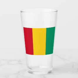 Flagge der Guinea (afrikanisches Land) Glas