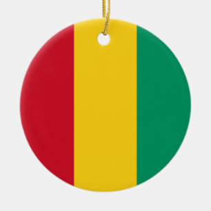 Flagge der Guinea (afrikanisches Land) Keramik Ornament
