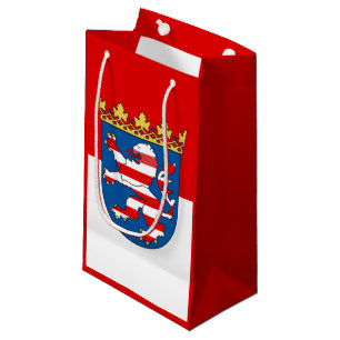 Flagge der Hesse Small Geschenktasche Kleine Geschenktüte