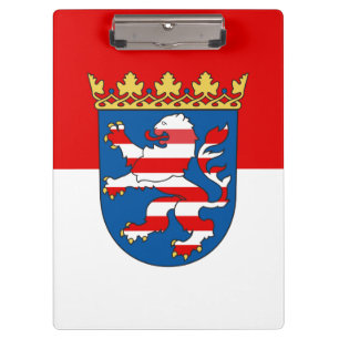 Flagge der Hesse-Zwischenablage Klemmbrett