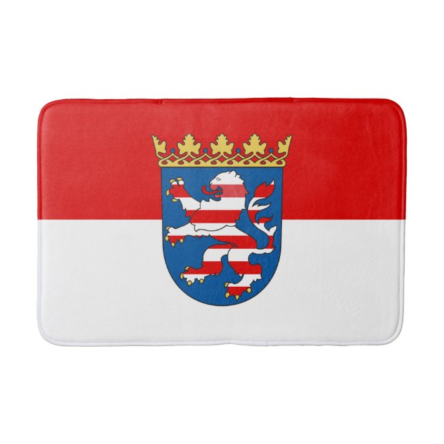 Flagge der Hessischen Badeanstalt Badematte (Vorderseite)