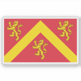 Flagge der Insel Anglesey, Wales Aufkleber
