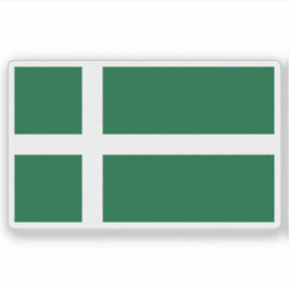 Flagge der Insel Barra, Schottland Aufkleber