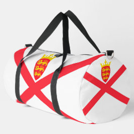 Flagge der Insel Jersey Duffle Bag