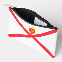 Flagge der Insel Jersey Zubehörtasche