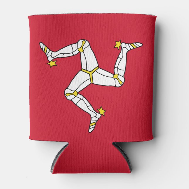 Flagge der Insel Man Dosenkühler (Vorderseite)